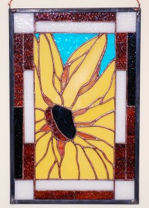 Black Eyed Susan Stained Glass