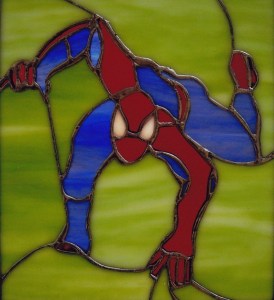 Spiderman Stained Glass