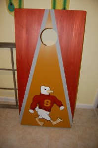 Salisbury University Cornhole Board