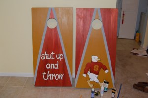 Salisbury University Cornhole Board