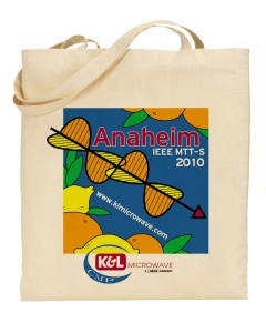 K&L Microwave IEEE MTT-S 2010 Anaheim tote bag