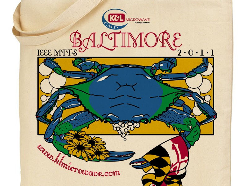 K&L Microwave Tote Bag IEEE MTT-S 2011 Baltimore