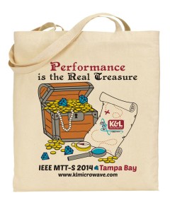 K&L Microwave IEEE MTT-S Tampa Bay 2014 Trade Show Bag